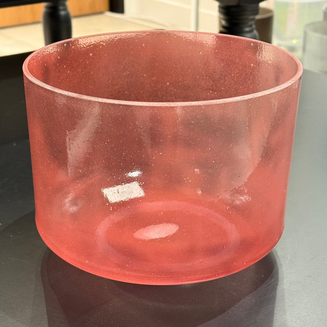 9" C#+40 Morganite 139036 Crystal Tones® Alchemy Crystal Singing Bowl