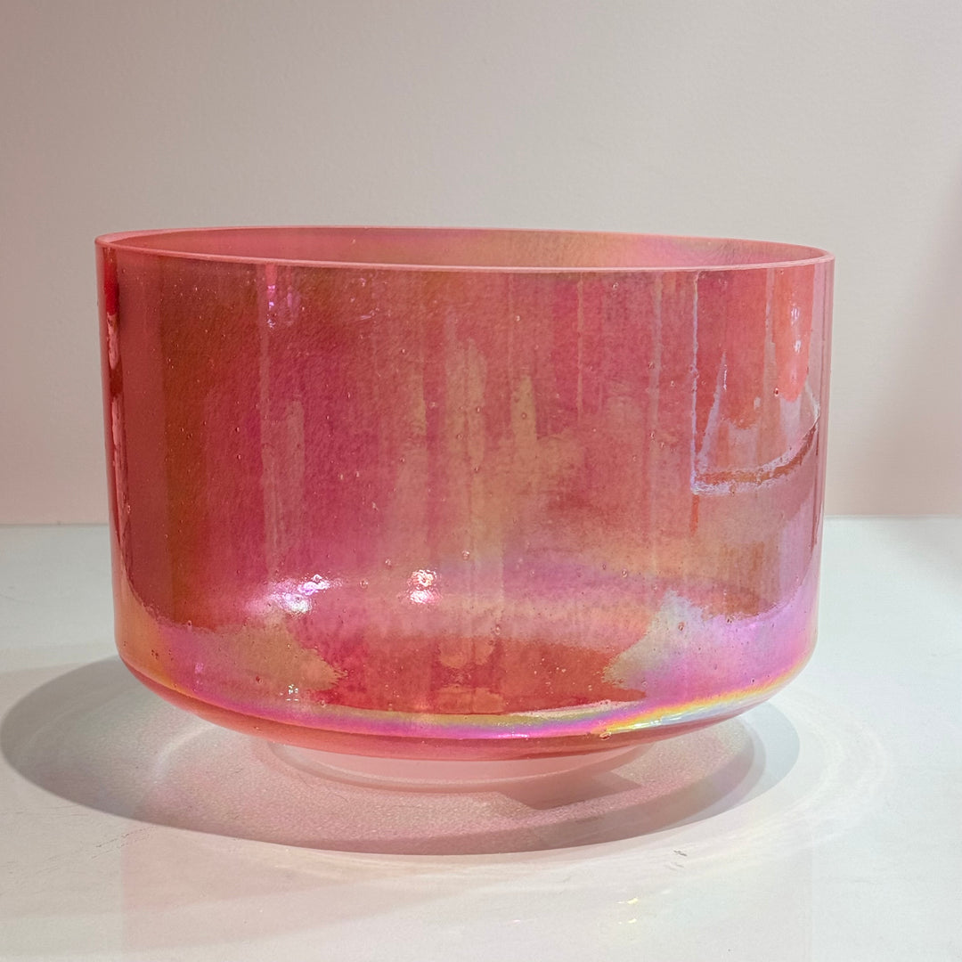 9" C#-30 Morganite Platinum 140640 Crystal Tones® Alchemy Crystal Singing Bowl