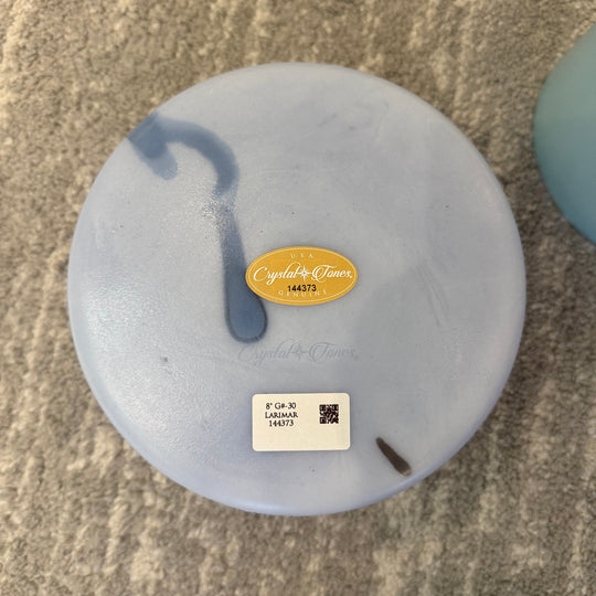 8" G#-30 Larimar 144373 Crystal Tones® Alchemy Crystal Singing Bowl