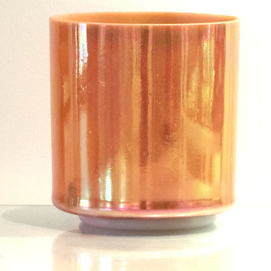 6" F#-5 Sedona Red Rock, Platinum Frosted Inside Bowl 110252 Crystal Tones® Alchemy Crystal Singing Bowl