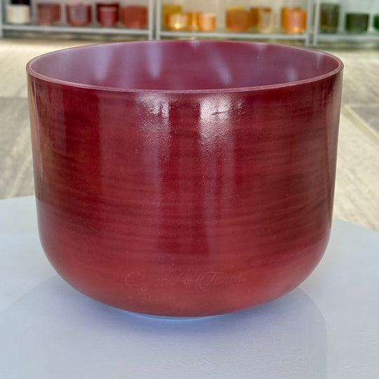 10" G0 Ruby Celestial Rings 137901 Crystal Tones® Alchemy Crystal Singing Bowl