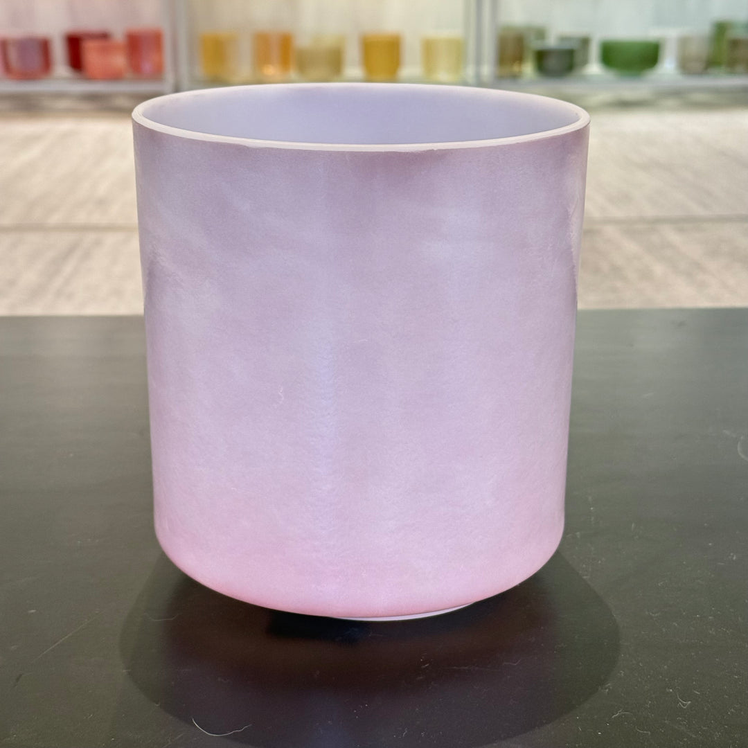 7" G#+5 Lavender Sunset Gold Bowl 119464 Crystal Tones® Alchemy Crystal Singing Bowl