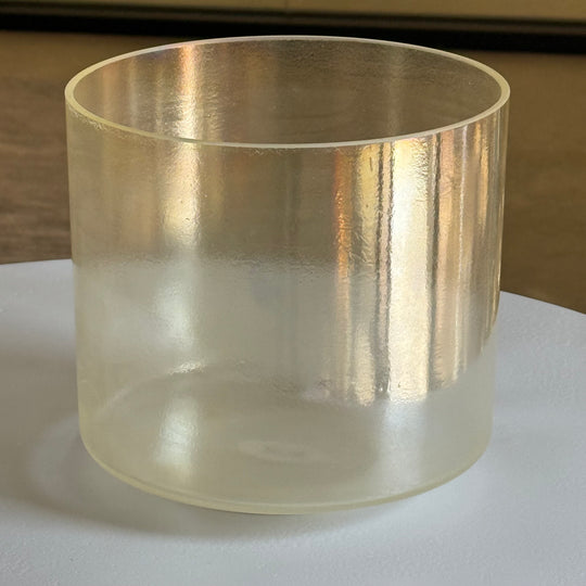 8" E+10 Dead Sea Salt, Lemon Aura Gold Bowl 115113 Crystal Tones® Alchemy Crystal Singing Bowl