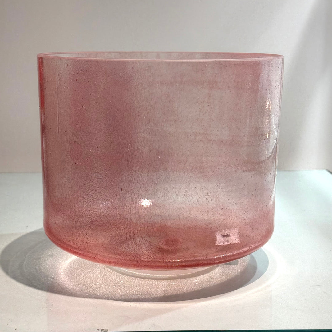 9" C+15 Morganite 148163 Crystal Tones® Alchemy Crystal Singing Bowl