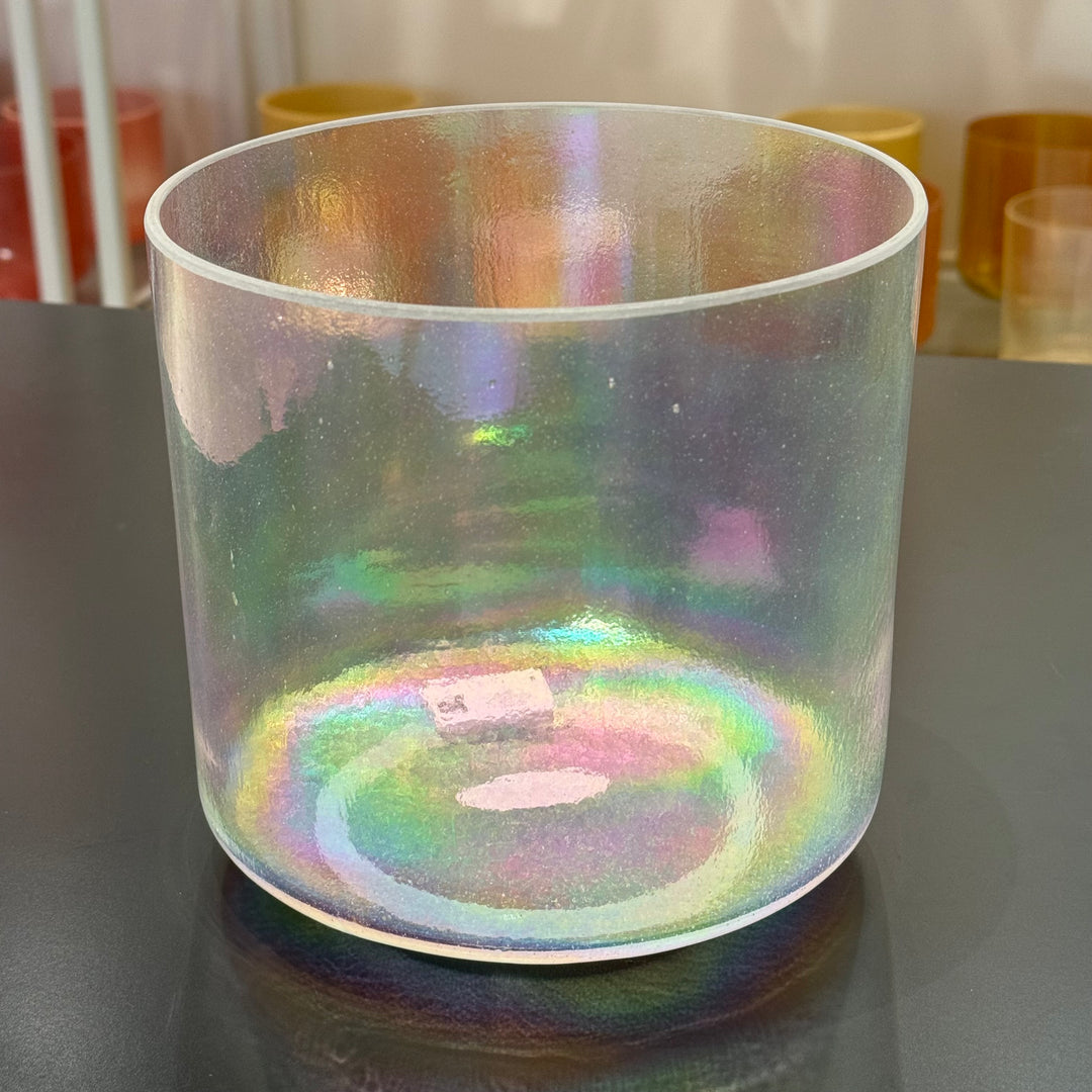 8" E+5 Platinum 152985 Crystal Tones® Alchemy Crystal Singing Bowl