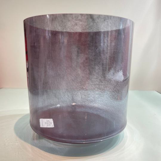 7" D+50 Amethyst, White Light Aura Gold(outside) Bowl 122141 Crystal Tones® Alchemy Crystal Singing Bowl