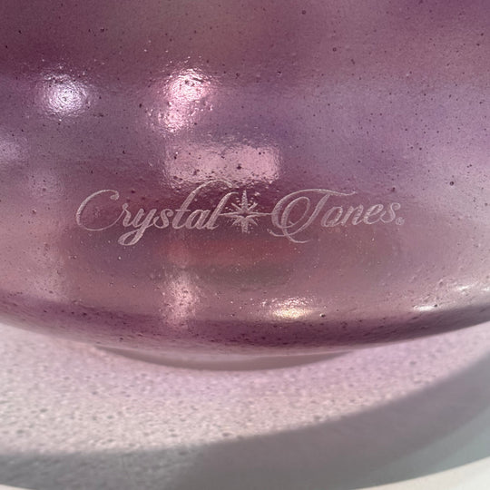 10" B-20 Lavender Aura Gold 153879 Crystal Tones® Alchemy Crystal Singing Bowl