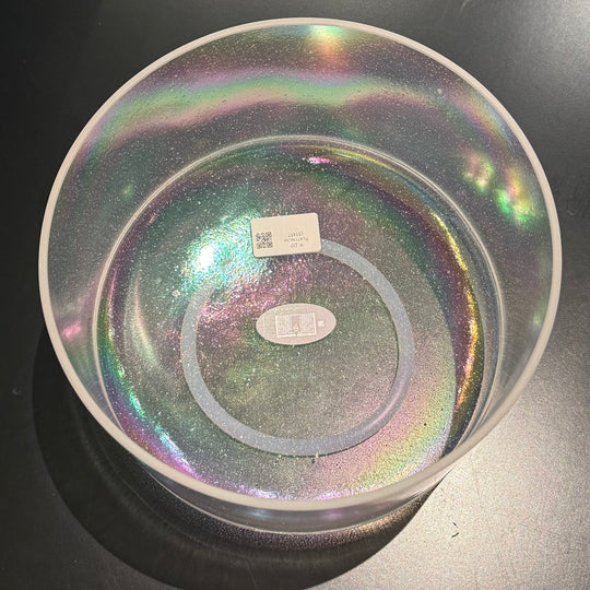 9" D0 Platinum 155457 Crystal Tones® Alchemy Crystal Singing Bowl