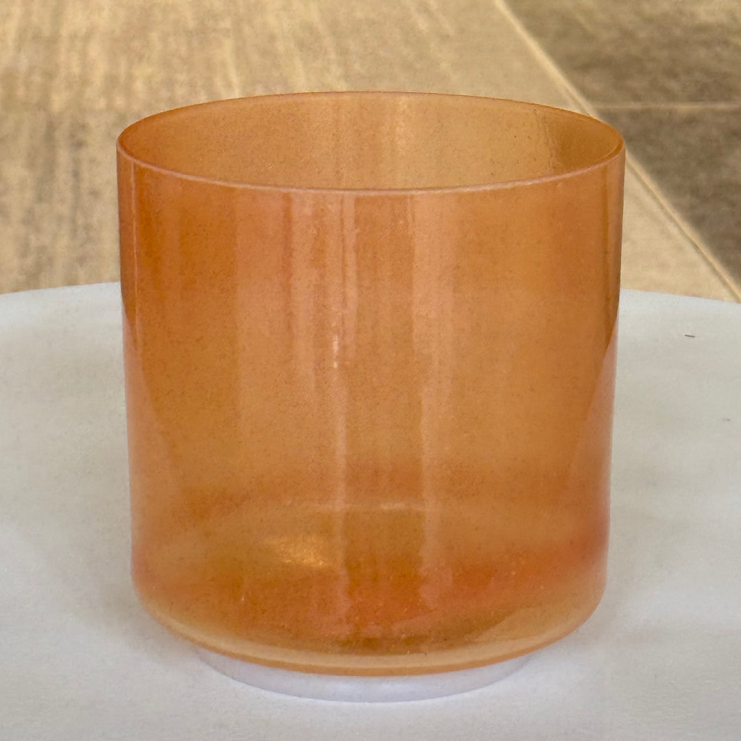 6" F+20 Imperial Topaz Bowl 131117 Crystal Tones® Alchemy Crystal Singing Bowl