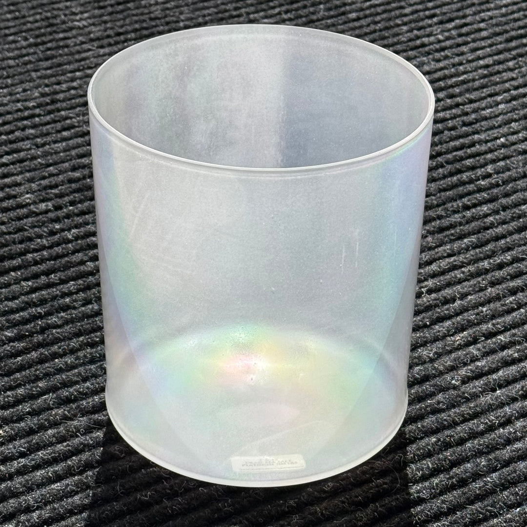 7" D-50 Dead Sea Salt, Platinum 105185 Crystal Tones® Alchemy Crystal Singing Bowl