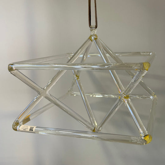 12" D+15 Lemon Aura Gold Merkaba 146214 Crystal Tones®