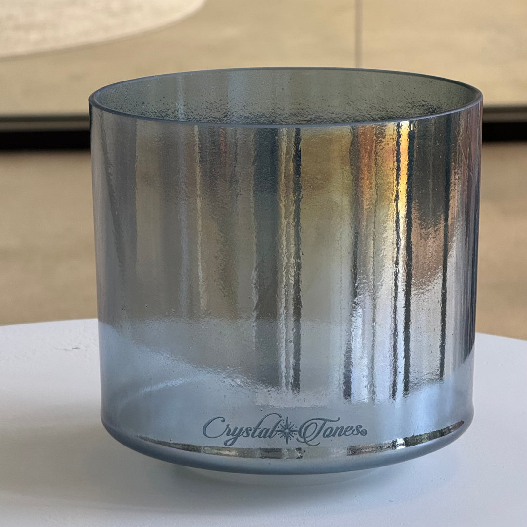 8" E0 Malachite, Palladium Bowl 131445 Crystal Tones®