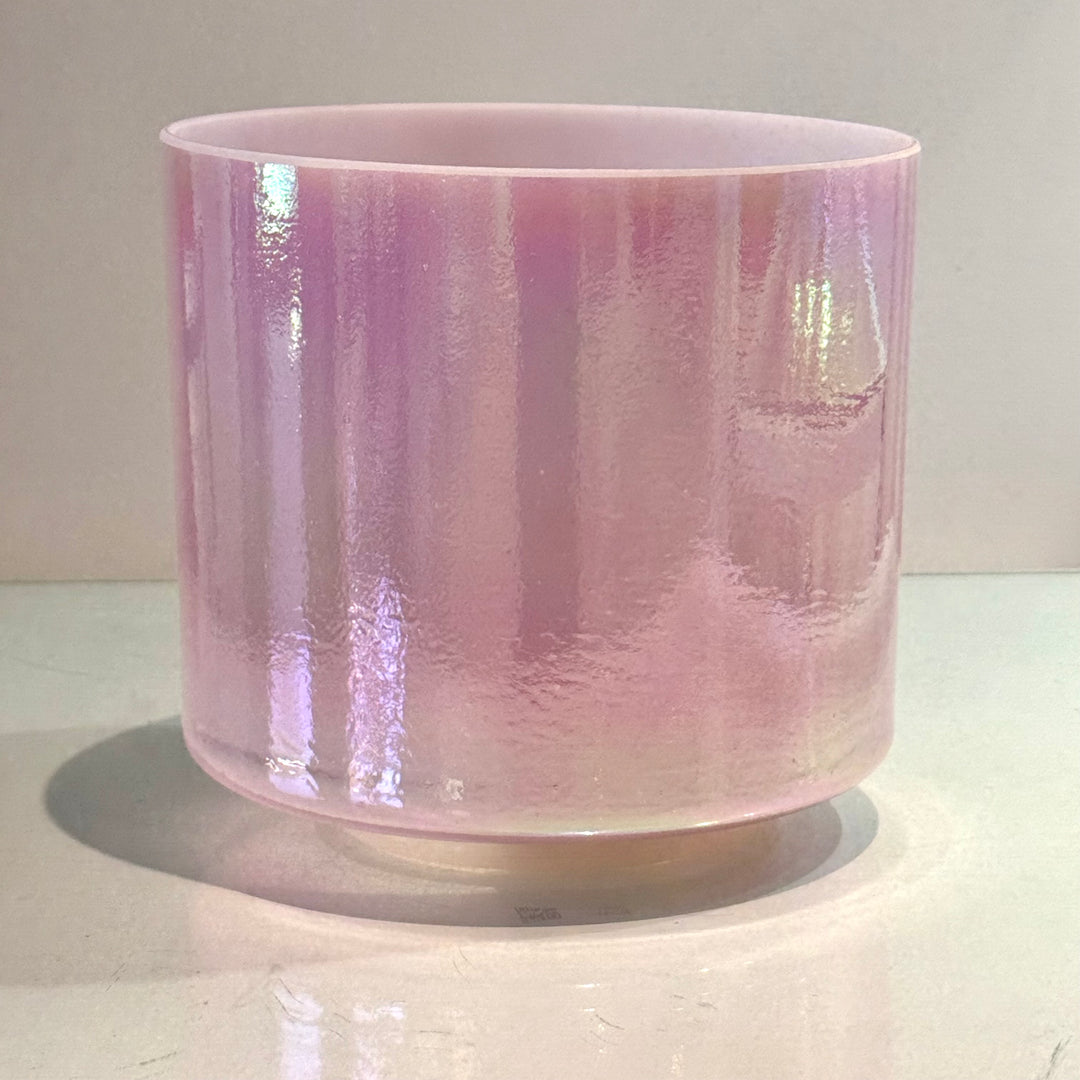 7" F0 Phenacite, Violet Flame Aura 152983 Crystal Tones® Alchemy Crystal Singing Bowl