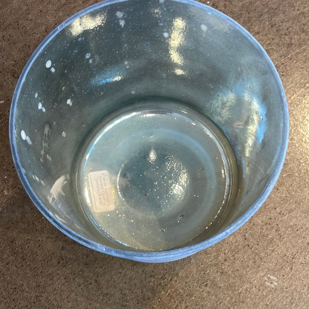 6" A#+35 Shungite, Smokey Quartz (inside) 84898 Crystal Tones® Alchemy Crystal Singing Bowl