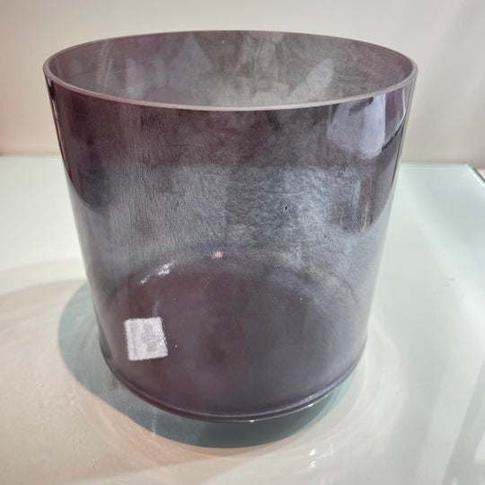 7" D+50 Amethyst, White Light Aura Gold(outside) Bowl 122141 Crystal Tones® Alchemy Crystal Singing Bowl