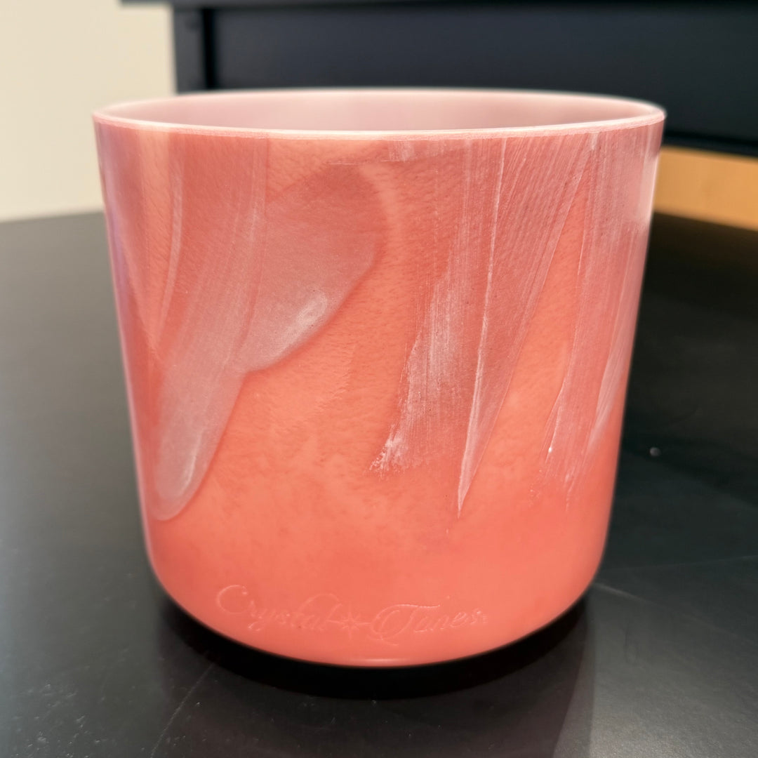 7" B-45 Rhodochrosite Bowl 132735 Crystal Tones® Alchemy Crystal Singing Bowl
