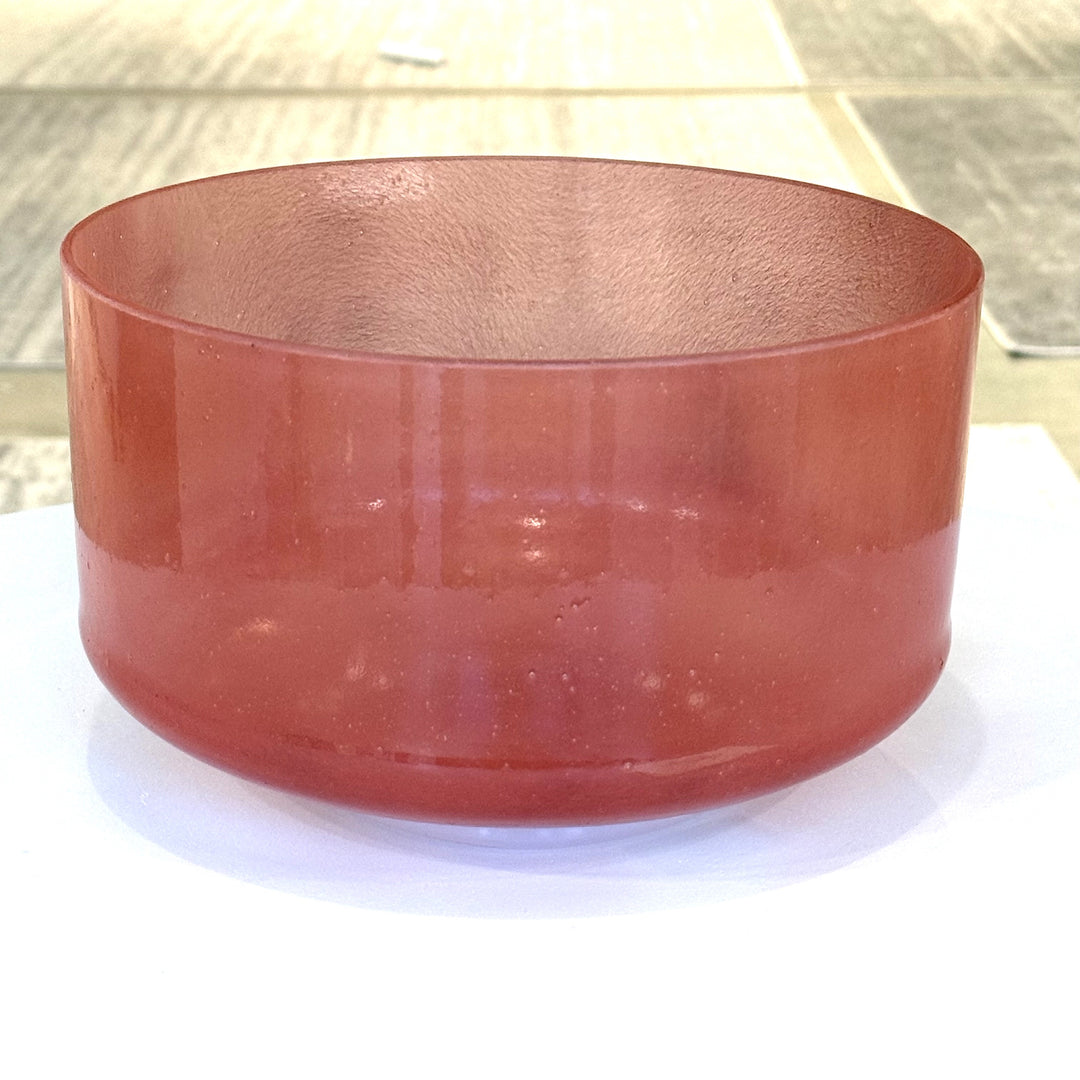 10" D+15 Rose Quartz 138977 Crystal Tones® Alchemy Crystal Singing Bowl