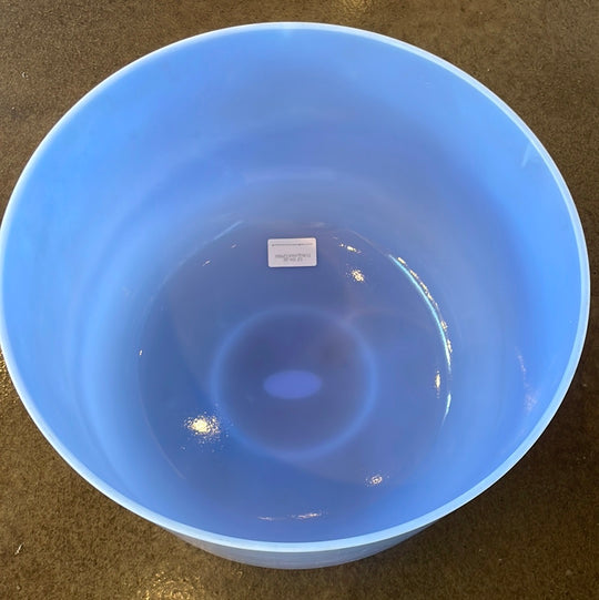 12" D#+20 Turquoise Bowl 129881 Crystal Tones® Alchemy Crystal Singing Bowl
