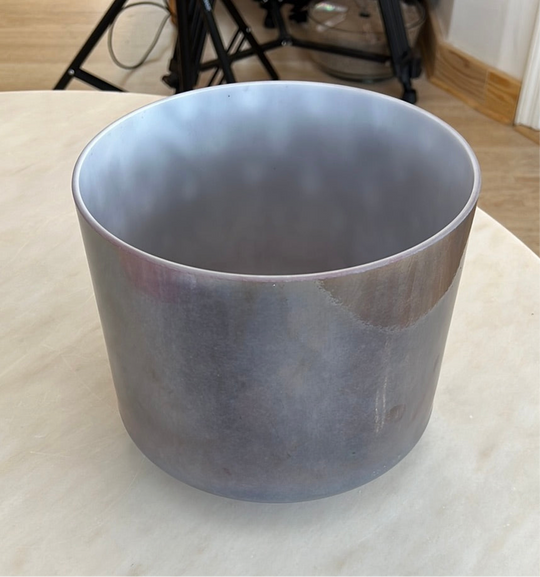 9" B-10 Sugilite, Palladium Bowl 111270 Crystal Tones® Alchemy Crystal Singing Bowl