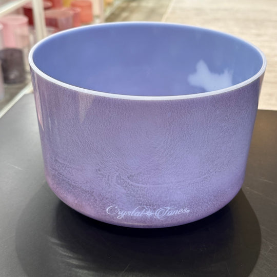 9" C+10 Egyptian Blue, Pink Ocean Gold Bowl 132317 Crystal Tones® Alchemy Crystal Singing Bowl