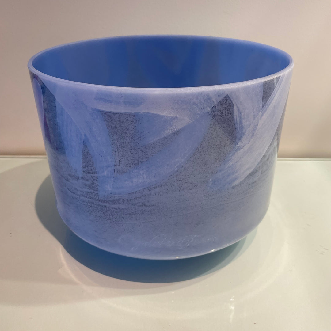 9" D#-25 Lapis Lazuli Bowl 132916 Crystal Tones® Alchemy Crystal Singing Bowl