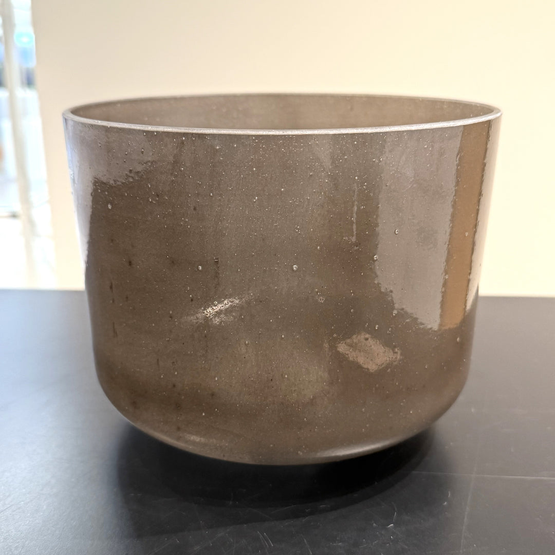 8" E0 Charcoal 147605 Crystal Tones® Alchemy Crystal Singing Bowl