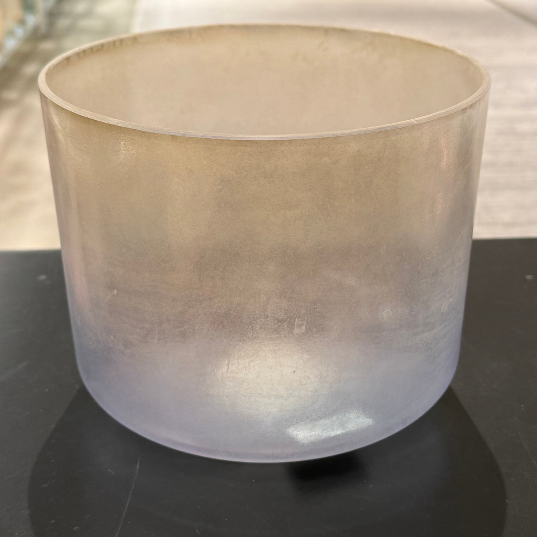 8" D#+10 Dead Sea Salt, Smokey Quartz, Androgynous Indium (base) 86609 Crystal Tones® Alchemy Crystal Singing Bowl