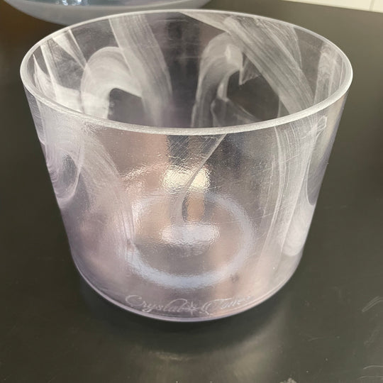 7" G#-50 Azeztulite, Violet Aura Gold Bowl 133213 Crystal Tones® Alchemy Crystal Singing Bowl