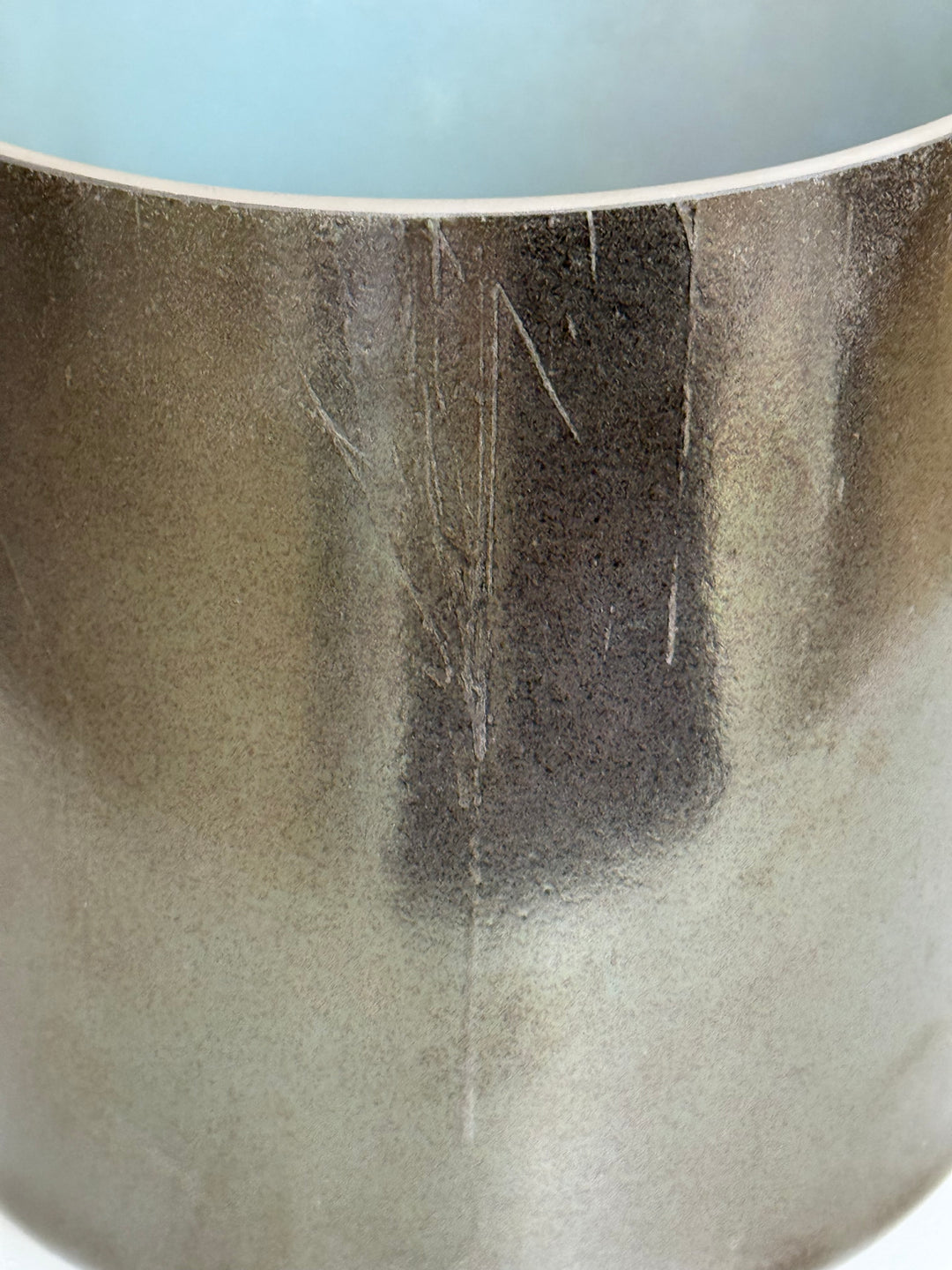 7" F0 Ebony angel gold, platinum, Ocean Gold (Inside) Bowl 113584 Crystal Tones® Alchemy Crystal Singing Bowl