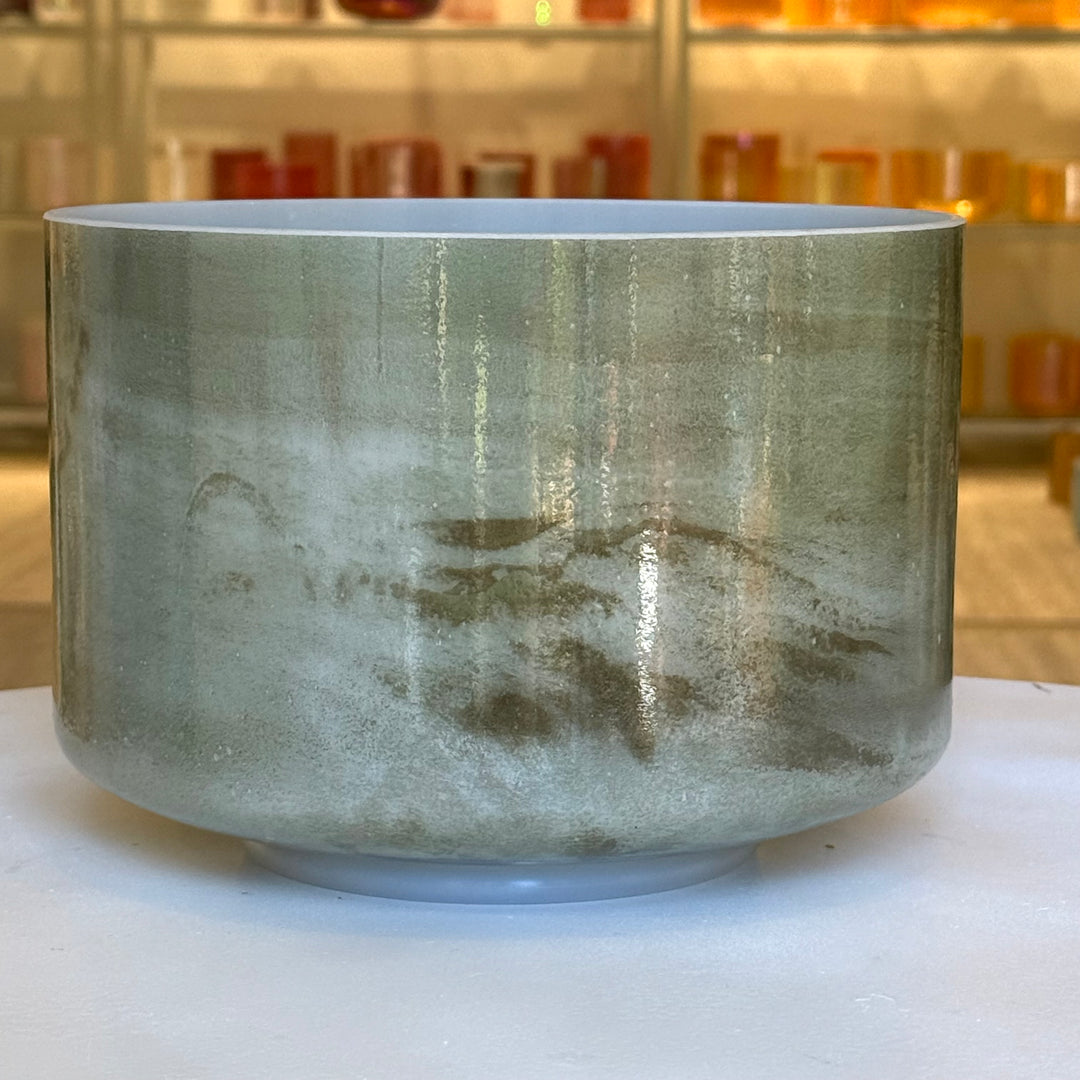 9" D-30 Itoigawa Jade 149914 Crystal Tones® Alchemy Crystal Singing Bowl