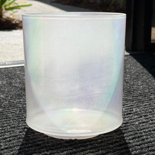 7" D-50 Dead Sea Salt, Platinum 105185 Crystal Tones® Alchemy Crystal Singing Bowl