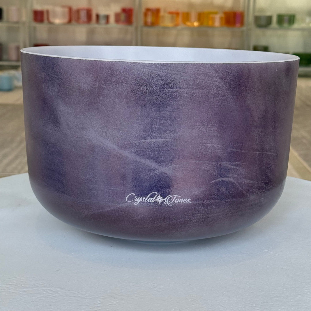12" E+15 Violet Ocean Gold 153922 Crystal Tones® Alchemy Crystal Singing Bowl