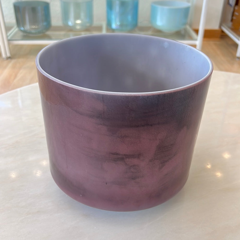 9" D-5 Kunzite, White Light Angel Gold Bowl 122157 Crystal Tones® Alchemy Crystal Singing Bowl