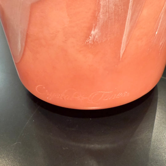 7" B-45 Rhodochrosite Bowl 132735 Crystal Tones® Alchemy Crystal Singing Bowl