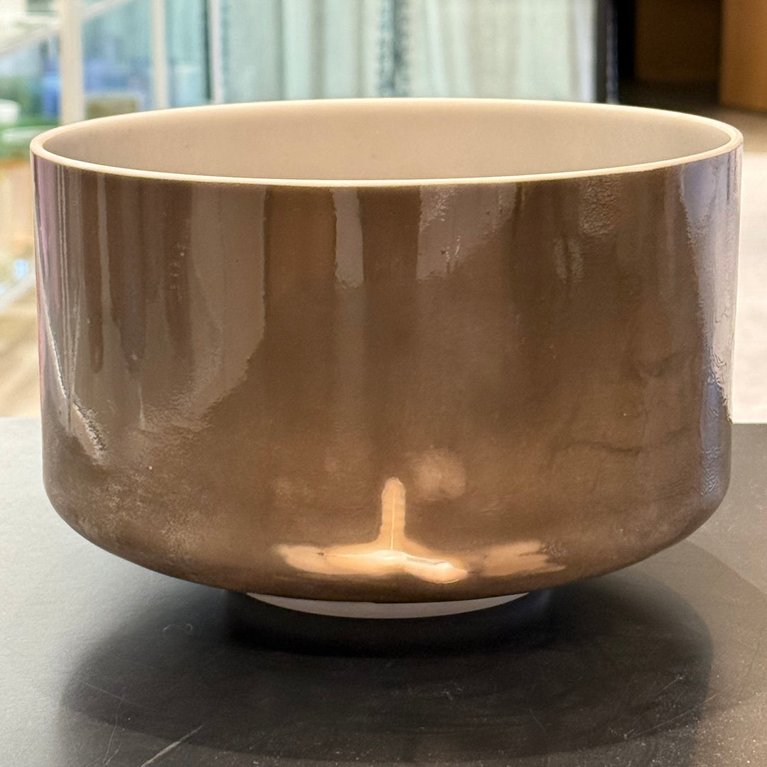 9" D#+5 Charcoal Morph Bowl 79735 Crystal Tones® Alchemy Crystal Singing Bowl