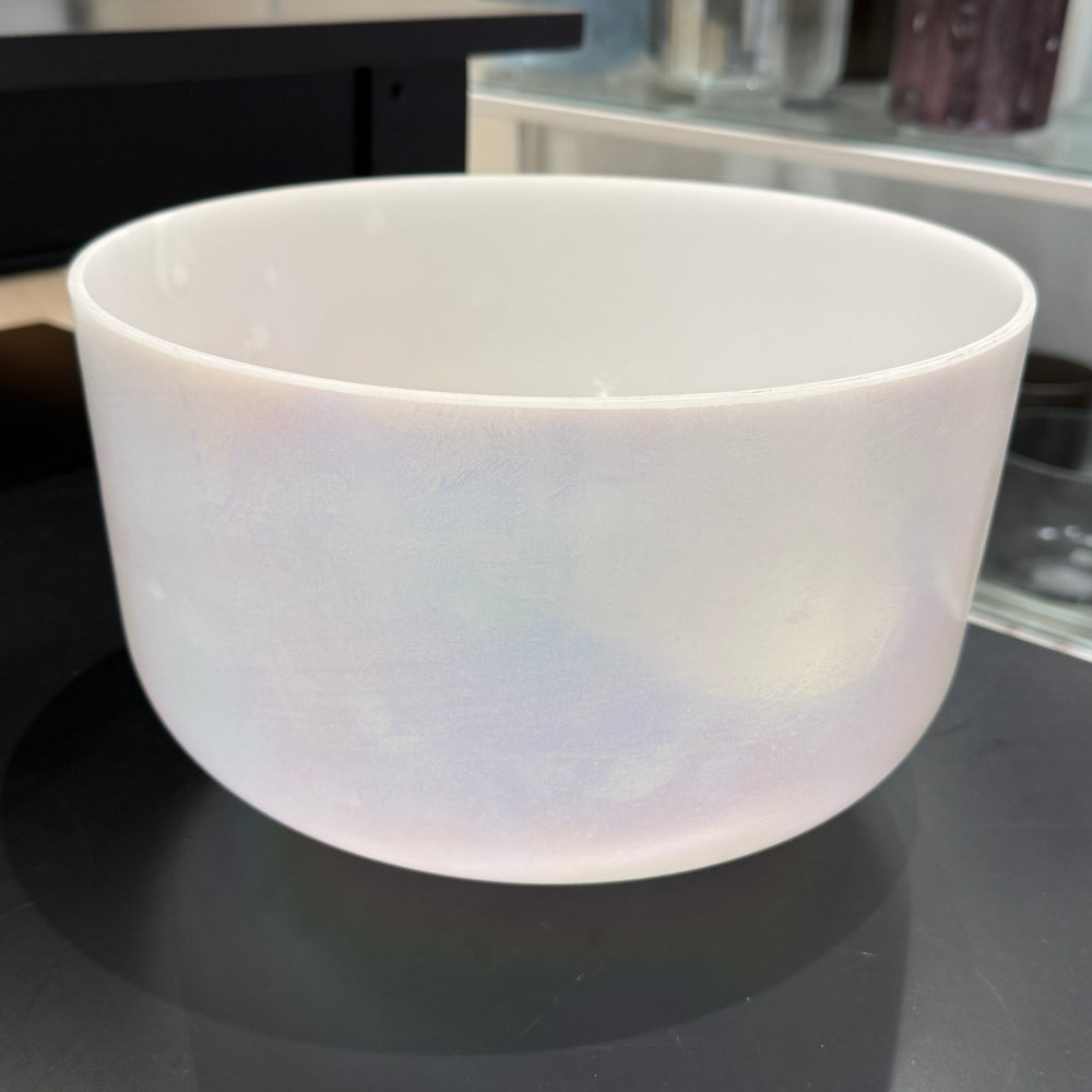 12" F-20 Mother Of Platinum 143545 Crystal Tones® Alchemy Crystal Singing Bowl
