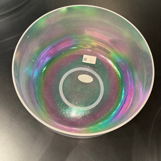 12" F0 Platinum 151959 Crystal Tones® Alchemy Crystal Singing Bowl