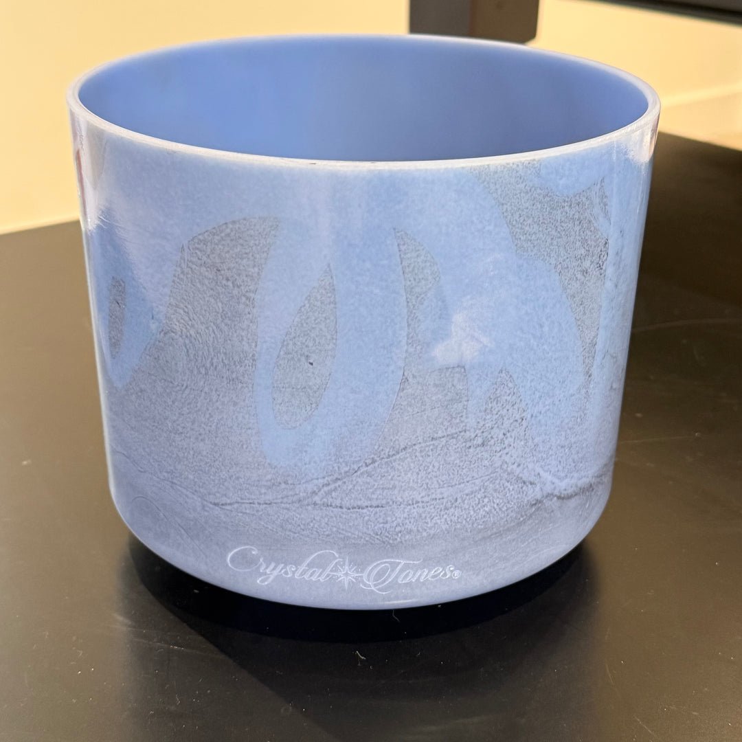8" F-5 Larimar Morph Bowl 133006 Crystal Tones® Alchemy Crystal Singing Bowl