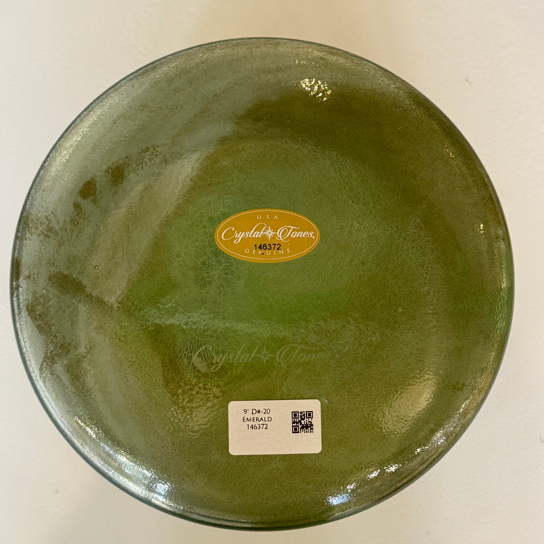 9" D#-20 Emerald 146372 Crystal Tones® Alchemy Crystal Singing Bowl