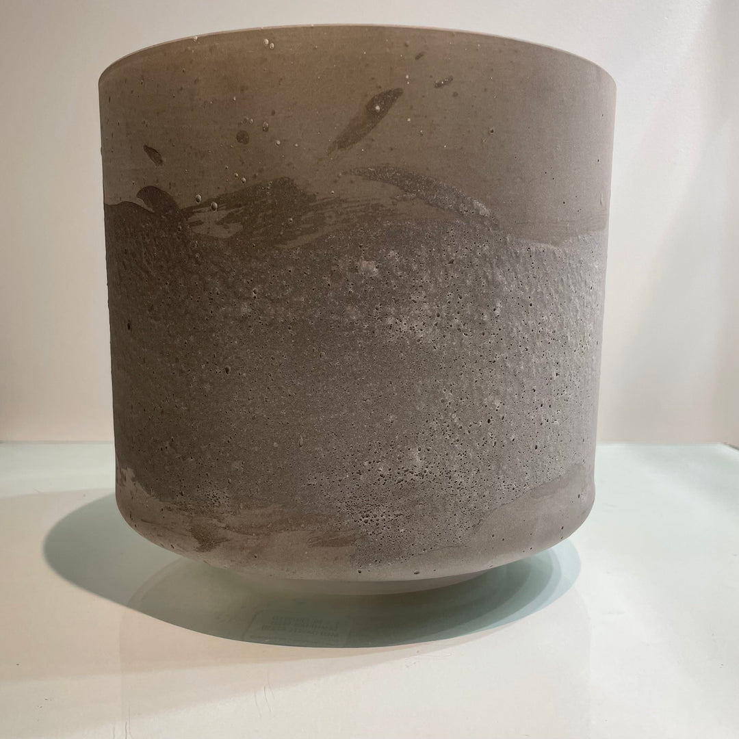 9" C-50 Frosted Lemurian Seed, Moldavite 87450 Crystal Tones® Alchemy Crystal Singing Bowl