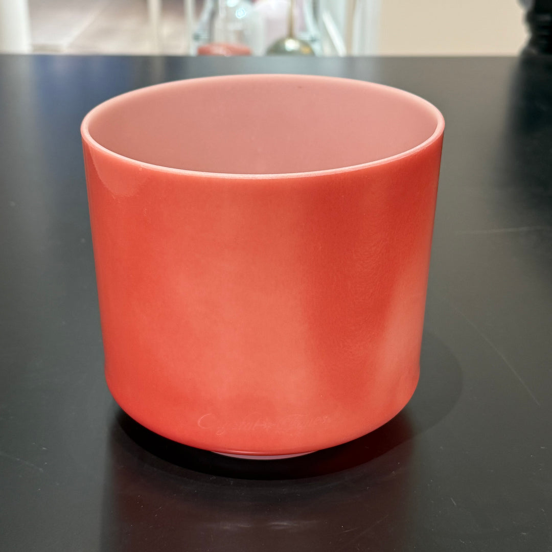 7" F#-20 Rose Quartz Bowl 136196 Crystal Tones®