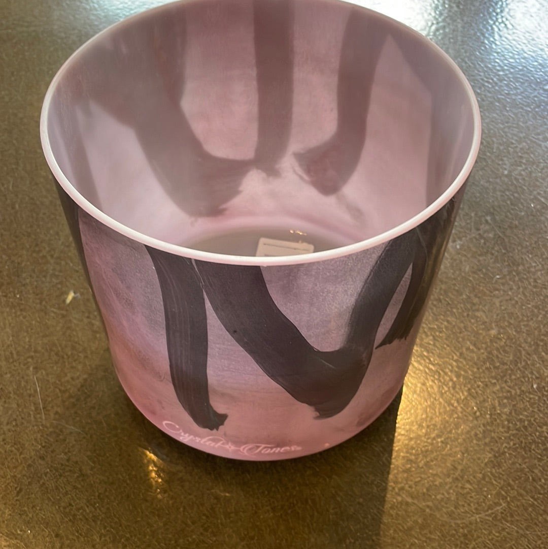 8" C#0 Lepidolite Bowl 131044 Crystal Tones® Alchemy Crystal Singing Bowl
