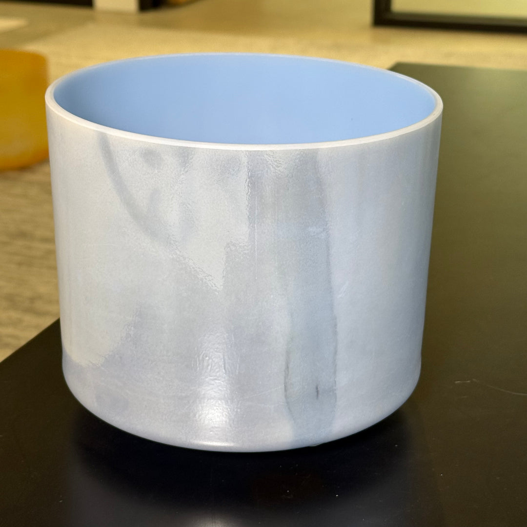 8" F0 Turquoise, Palladium Bowl 114235 Crystal Tones®