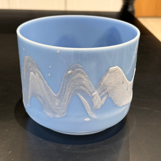 6" C#-5 Larimar 147342 Crystal Tones® Alchemy Crystal Singing Bowl
