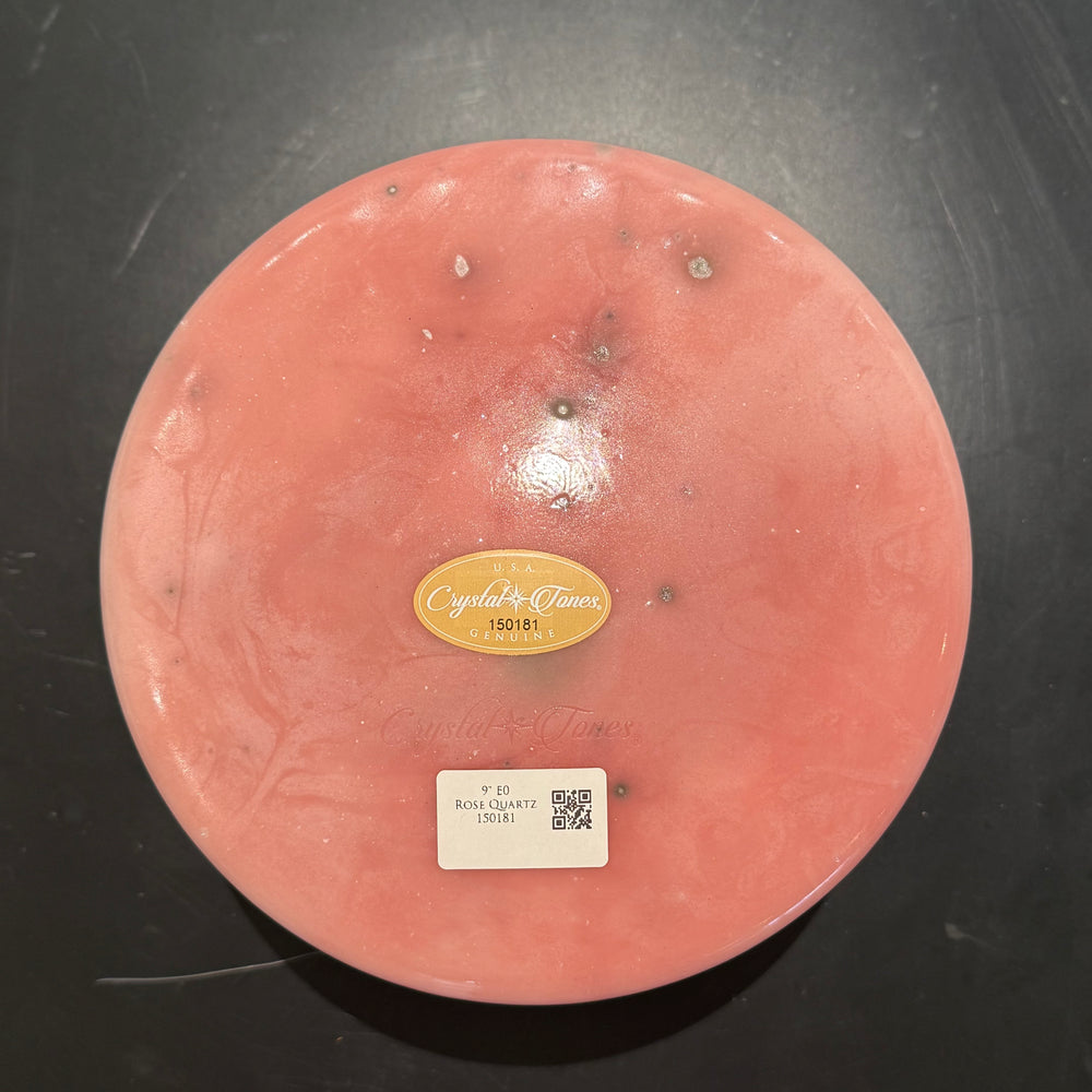 9" E0 Rose Quartz 150181 Crystal Tones® Alchemy Crystal Singing Bowl