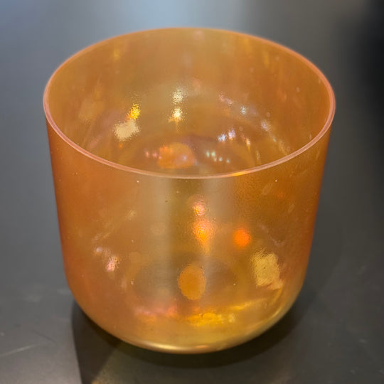 8" C+25 Carnelian, Palladium, Palladium (inside) 109760 Crystal Tones® Alchemy Crystal Singing Bowl