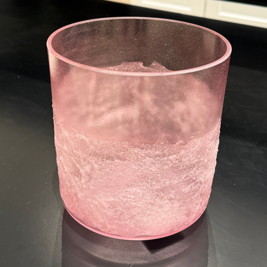 6" C#-15 Lemurian Seed, Pink Aura Gold 137771 Crystal Tones®