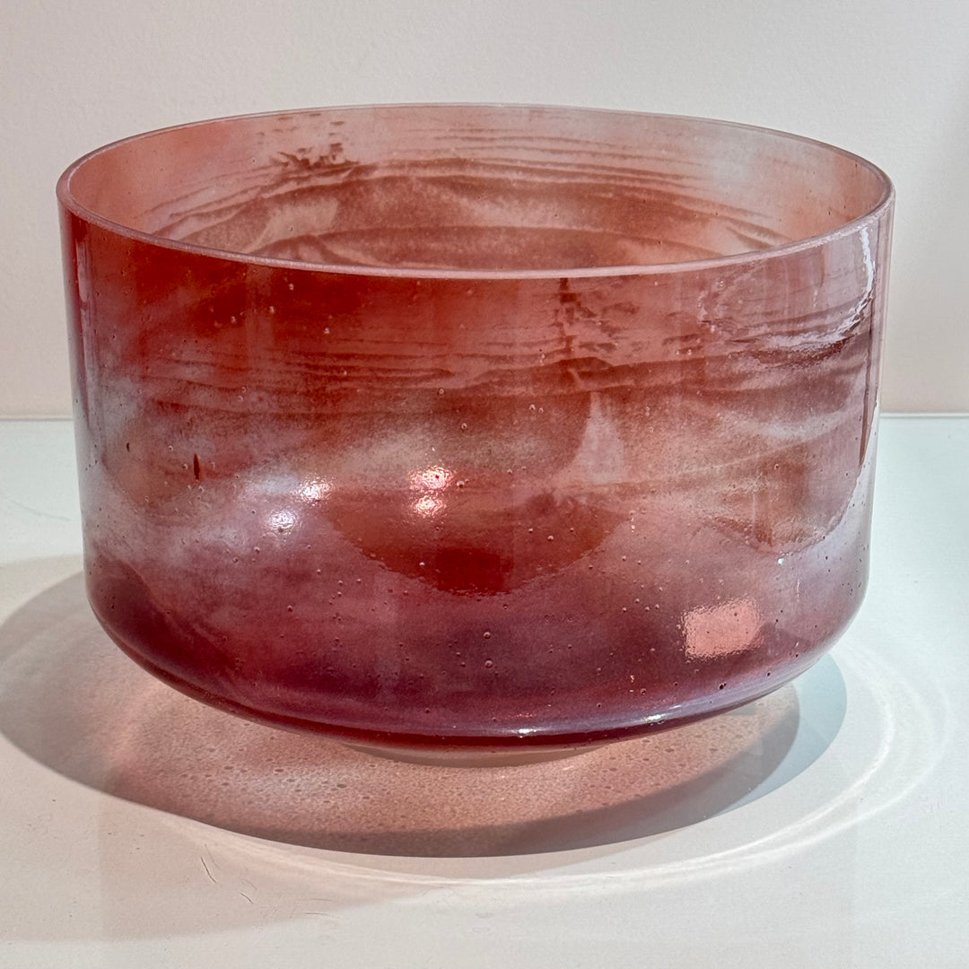 10" C#+30 Celestite, White Light Aura Gold 141071 Crystal Tones® Alchemy Crystal Singing Bowl