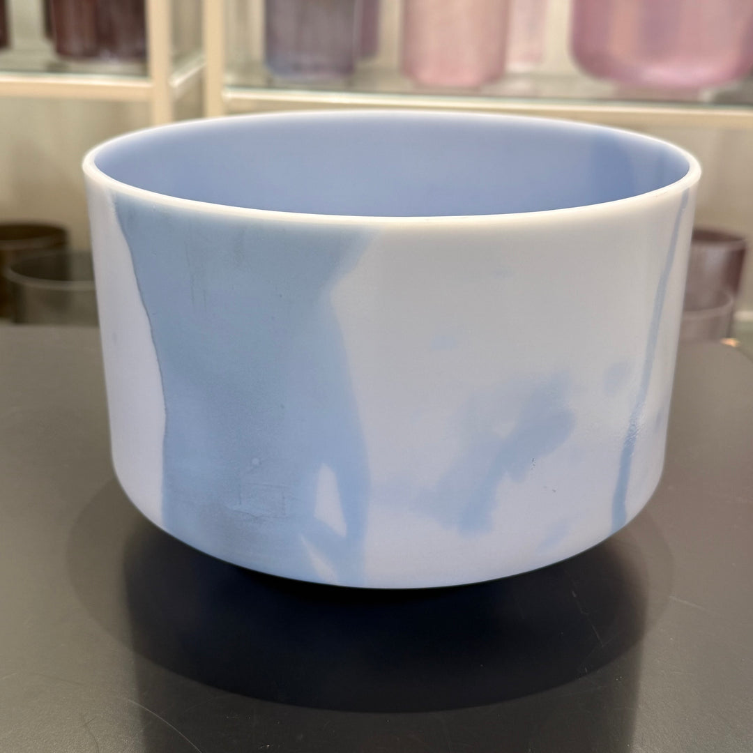 9" E-5 Turquoise 144461 Crystal Tones® Alchemy Crystal Singing Bowl