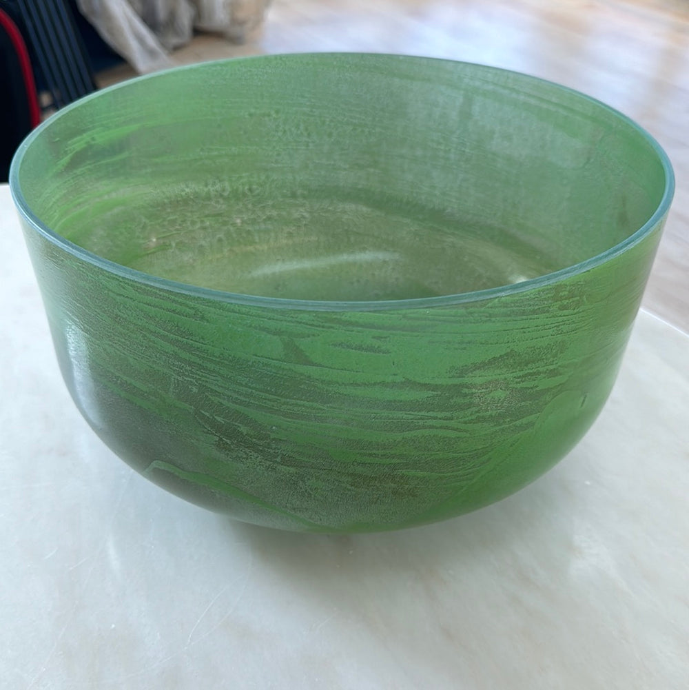 12" C-20 Emerald Bowl 132991 Crystal Tones® Alchemy Crystal Singing Bowl